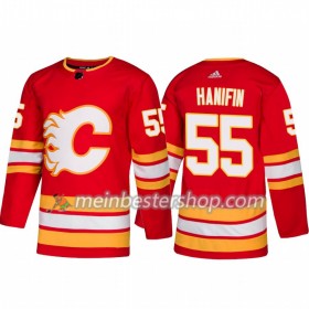 Calgary Flames Noah Hanifin 55 Adidas 2018-2019 Alternate Trikot Authentic - Herren